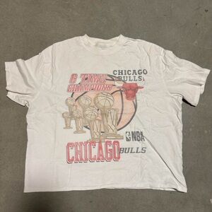 White Chicago Bulls Graphic T-Shirt